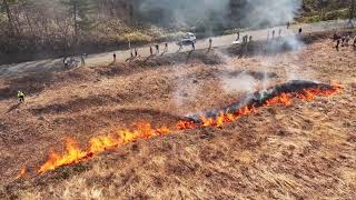 寒風山山焼き（2024年4月13日実施）