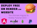Free Publish To Render.com For The Angular & Nodejs Tutorial 2022