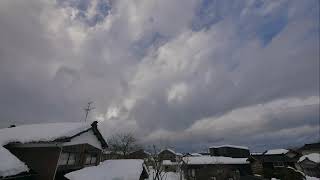 定点タイムラプス1222@柏崎市9:11~17:32(今日の空…冬至は雨の一日に)☆polaris