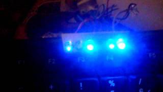 LPT Controlled LED Display (binary clock mode)