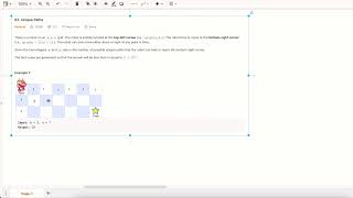 Unique Paths LeetCode daily | Dynamic programming | Google, Amazon Technical Interview Question