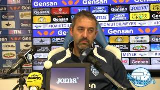 PianetaEmpoli.it | Marco Giampaolo prima di Empoli-Fiorentina