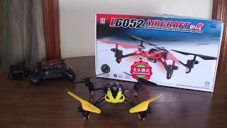 Lishi Toys - L6052 Aircraft - Review and Flight (Indoor \u0026 Outdoor)