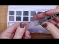 🎨 derwent tinted charcoal paint pan set swatch u0026 review 🖌