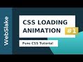 Amazing colorful css loading animation using html & css only | Pure CSS tutorial