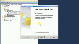 2 Setup Snapshot Replication in SQL Server 2012