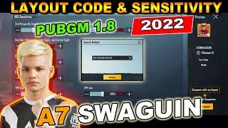 New! A7 SWAGUIN Sensitivity \u0026 Control Code PMGC 2022