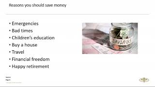 Webinar: Tips for managing your money