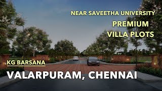 KG Barsana - Valarpuram Plots For Sale, Chennai | Sriperumbudur #kgbuilders #valarpuram #sale