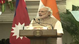 PM Shri Narendra Modi's address during Indo-Nepal agreements exchange ceremony