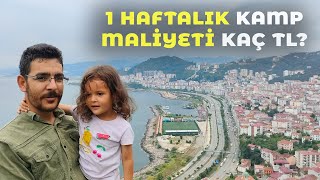 Giresun'a Geldik. Kamp Karavan ve Gezi Maliyetimiz.