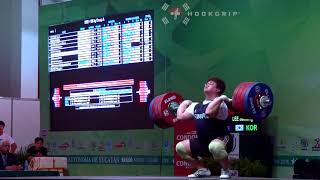 Lee Jaesang (105+) - 221kg Clean and Jerk @ 2016 University Worlds