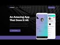 How to make a Website for Application in HTML CSS | Source code