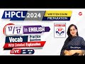 HPCL 2024 |  17 out of 17 in English | Vocab Practice Q's with Detailed Explanation #hpcl  05:00 pm