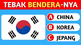 Tebak 50 Negara dari Benderanya!🌏 Kuis Tebak Bendera 🇮🇩 🇵🇸 🇲🇾