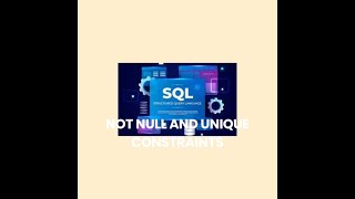 Not Null and Unique Constraint-Part-8 #SQLConstraints #‪@DevAcademy29‬
