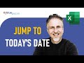 Jump to Today's Date in Excel | Hyperlink Formula or VBA Macro to Find Today's Date in Worksheet