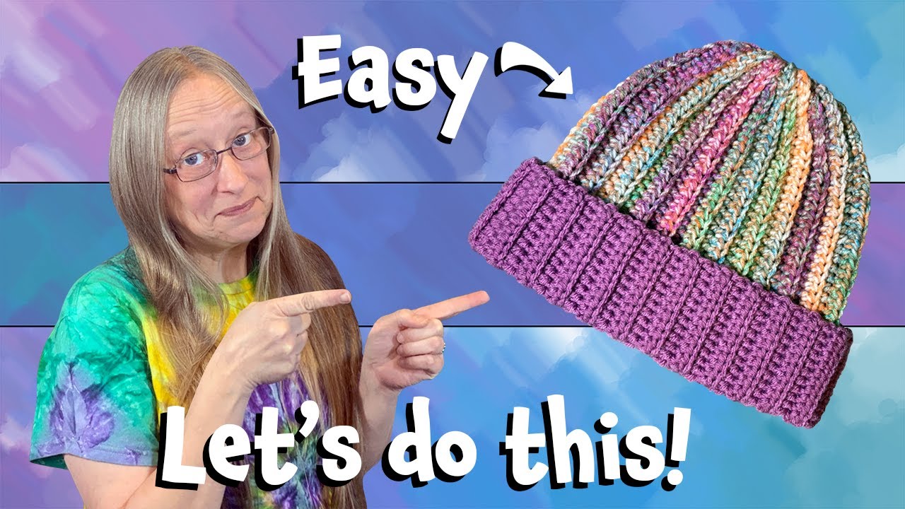 Easy Crochet Hat Tutorial Youtube