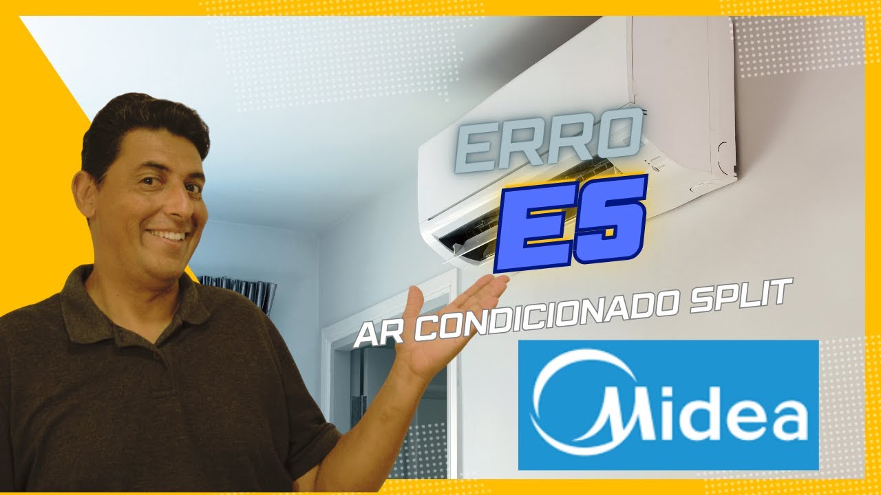 Ar Condicionado Split Midea Erro E5 Youtube
