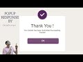 How to build responsive popups using HTML, CSS, and JavaScript ! (Easy Tutorial!)