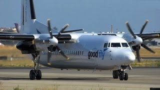 Fokker 50 Minoan Air at Valencia Airport [HD]