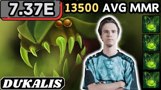 7.37e - Rank 7 Dukalis VENOMANCER Hard Support Gameplay 21 ASSISTS - Dota 2 Full Match Gameplay