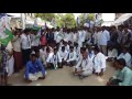 yellanuru zptc kvr dharna at prathyoka hodha