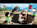 GTA 5 : Franklin Shinchan & Pinchan Open Secret Bunker Under Franklin's House GTA 5 !