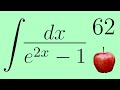 Integration by Partial Fractions, Integral of 1/(e²ˣ-1), Calculus 2