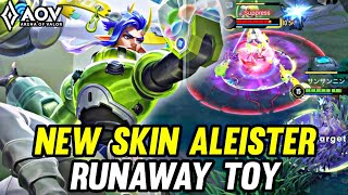 AOV : NEW SKIN ALEISTER RUNAWAY TOY GAMEPLAY - ARENA OF VALOR LIÊNQUÂNMOBILE ROV