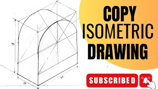 Copy isometric - engineering drawing - technical drawing