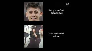 Bence bizim sınıfın annesi benim kime ne olursa olsun başında ben varım #keşfetbeniöneçık #duet #ed