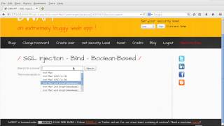[bWAPP] Boolean Blind SQL Injection Explotiting