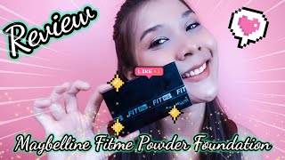 รีวิว แป้งเมย์เบลลีน ✨ Maybelline Fitme คุมมัน 24 ชม. แมทไม่มีเยิ้ม ปกปิดเนียนแต่บางเบา | Newjy