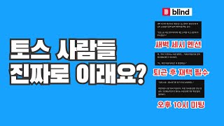 토스 사람들 진짜 이래요? - 토린이의 일기 본격 해부