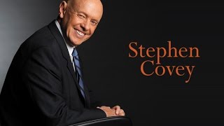 Stephen Covey explaining the charactor ethic and the personality ethic