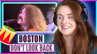 Vocal Coach reacts to Boston - Don't Look Back (Official Video)