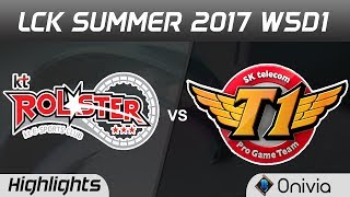 KT vs SKT Highlights Game 3 LCK SUMMER 2017 KT Rolster vs SK Telecom By Onivia