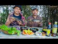 Two Men! Grilled Fish with Mango Sauce & Shaking Seafood Recipes