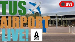 🔴 LIVE TUCSON INTERNATIONAL AIRPORT PLANESPOTTING:Golden Hour in the Desert Airport COME JOIN