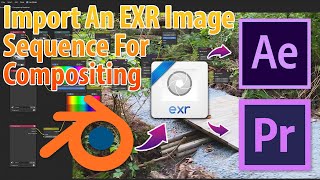 Importing EXR Image Sequence From Blender 3 To Premiere Pro Or After Effects