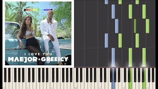 (Tutoriel) I Love You (Maejor & Greeicy) - Sam Cruz Drew (Piano)