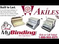 akiles duomac c41 4 1 coil and plastic comb machine coil binding demo 1 800 944 4573