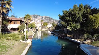 4k Walking tour of Göcek, Fethiye (Turkey, January 2022)