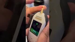 One touch glucometer test