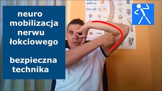 Neuromobilizacja nerwu łokciowego I Bezpieczne techniki do wykonania w warunkach domowych 🇵🇱 🇪🇺