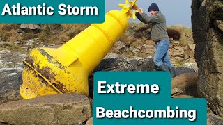 Extreme beachcombing Atlantic Storm Ashley West of Ireland