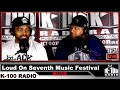 k 100 radio interview with hyfa at loud on 7th