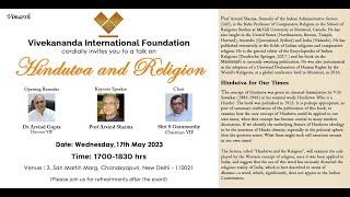 Vimarsh on Hindutva and Religion | Prof Arvind Sharma