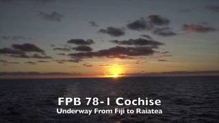 FPB 78-1: Sunset and Moonrise at Sea